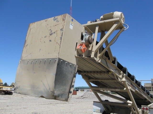 2012-Astec-Truck-Unloader-05 Discharge conveyor on 2012 Astec Model 2148-50 truck unloader